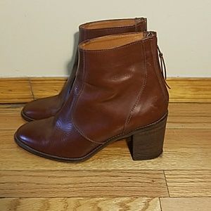 Madewell leather booties